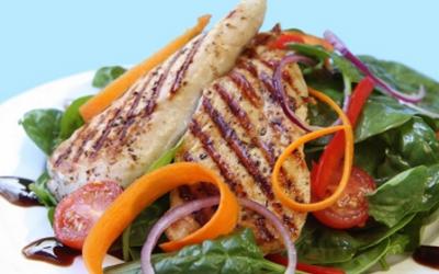 Receta de pollo asado con limón y tomillo