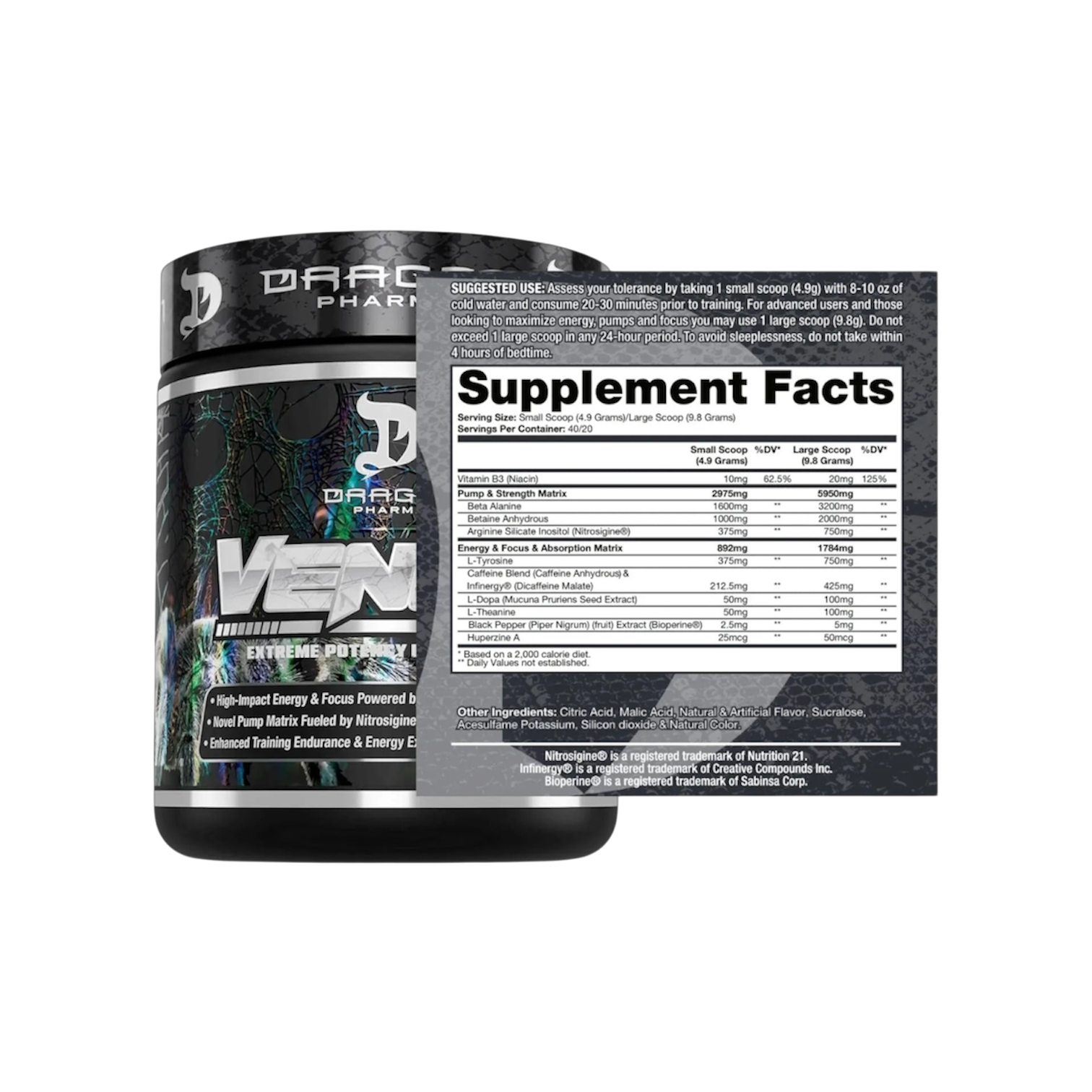 Dragon Pharma Venom Pre WO (40 Servs)