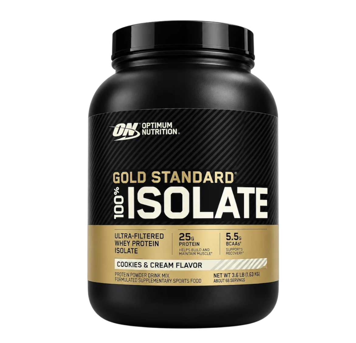 Optimum Nutrition Gold Standard 100% Isolate Cookies & Cream (44 Servicios)