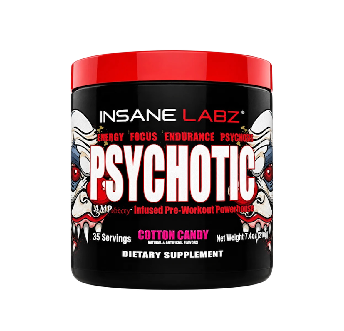 Insane Labz Psychotic Pre-Entreno Cotton Candy | 35 Servicios