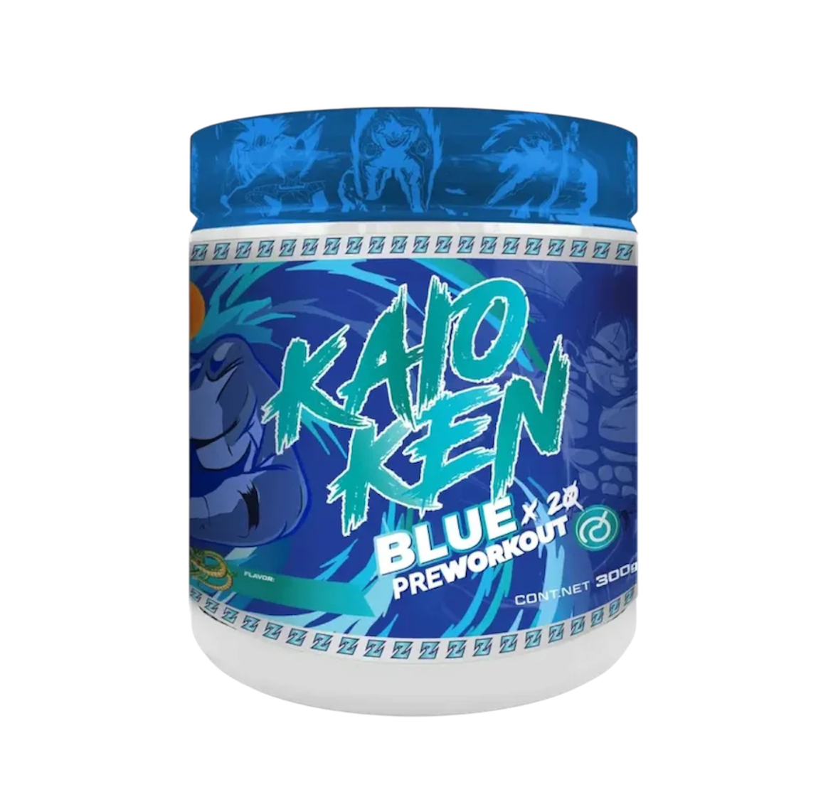 Sayan Labz Kaioken X10 Pre-Workout | Citrus Dragon, Black y Blue
