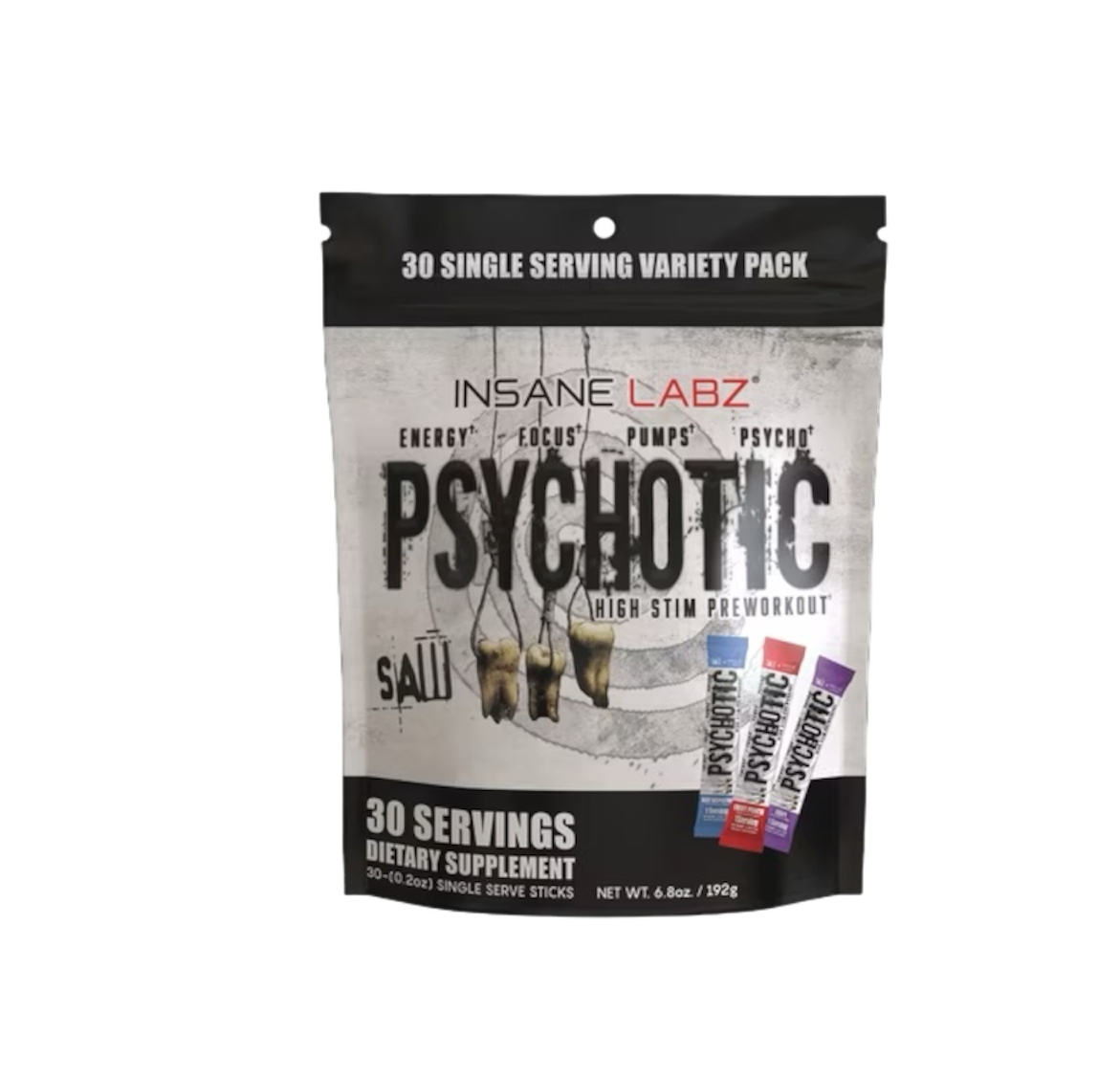 Insane Labz Psychotic | 30 Sobres | 192 g