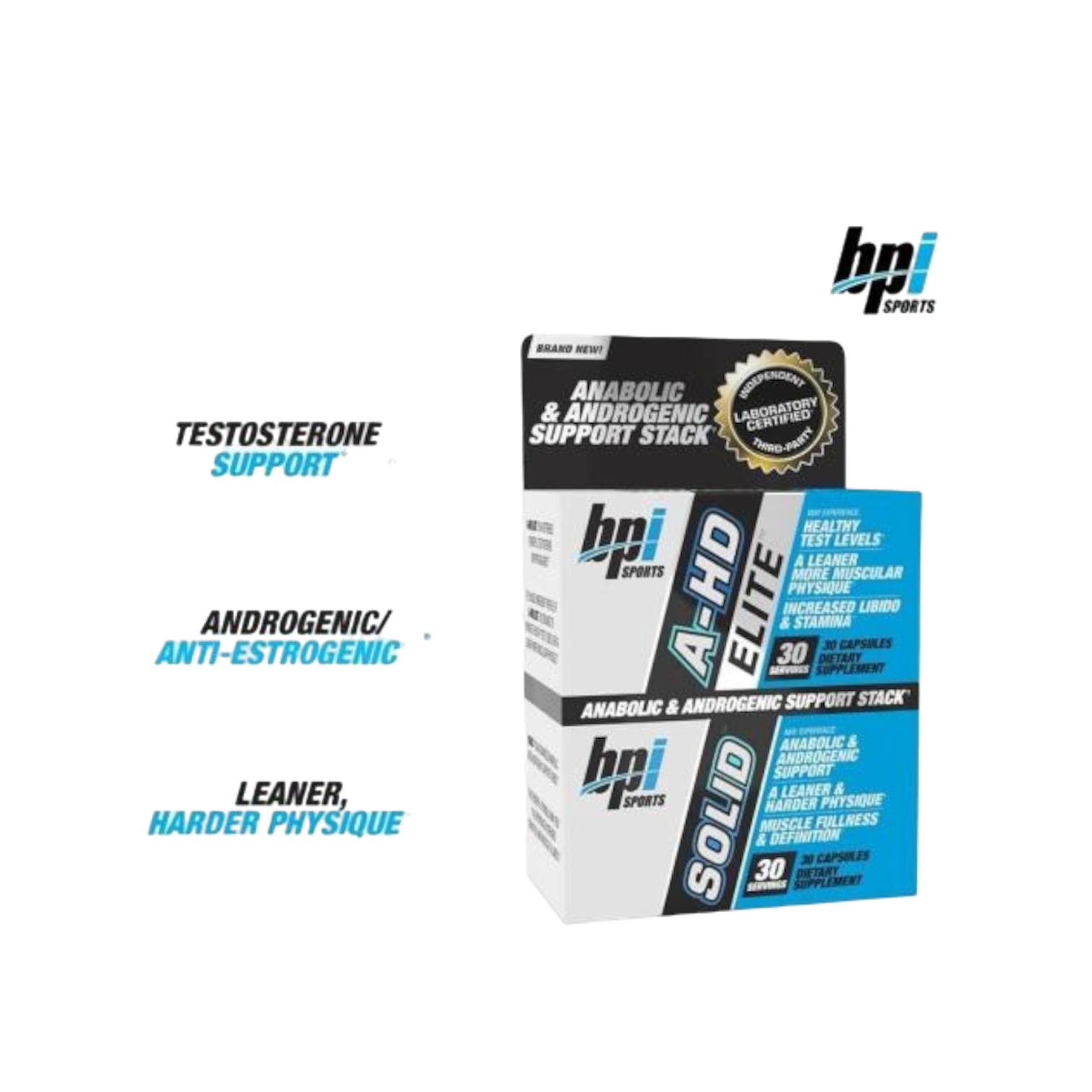 BPI Sports AHD + Solid Combo (Testo + Anabolic Precursor)