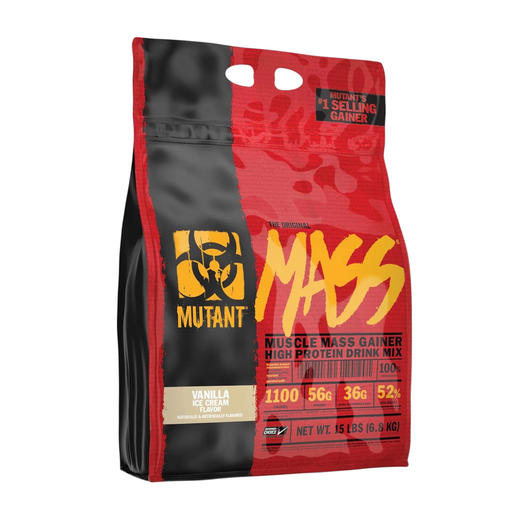 Gainer Mutant Mass Muscle Mass Gainer Mutant 49 Servicios 15 Lbs. (6.8Kgs.)