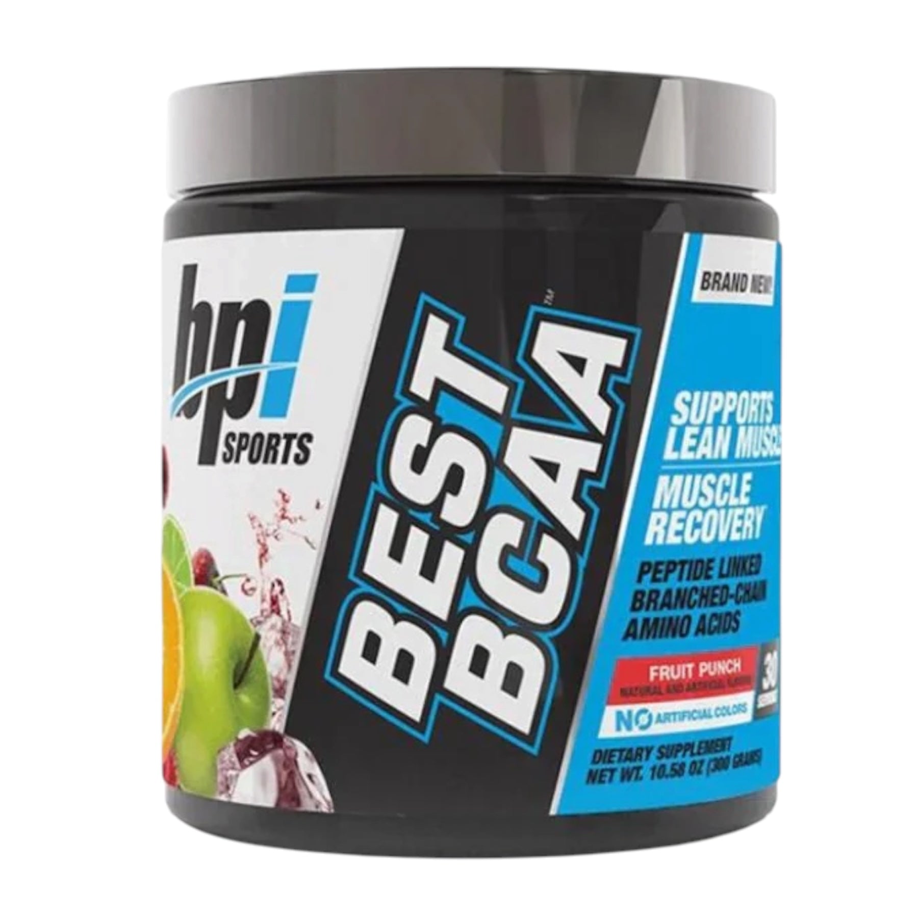 Aminoácidos Best BCAA Peptide Linked BPI Sports 30 Servicios 10.58 Onz. (300Grs.) Fruit Punch