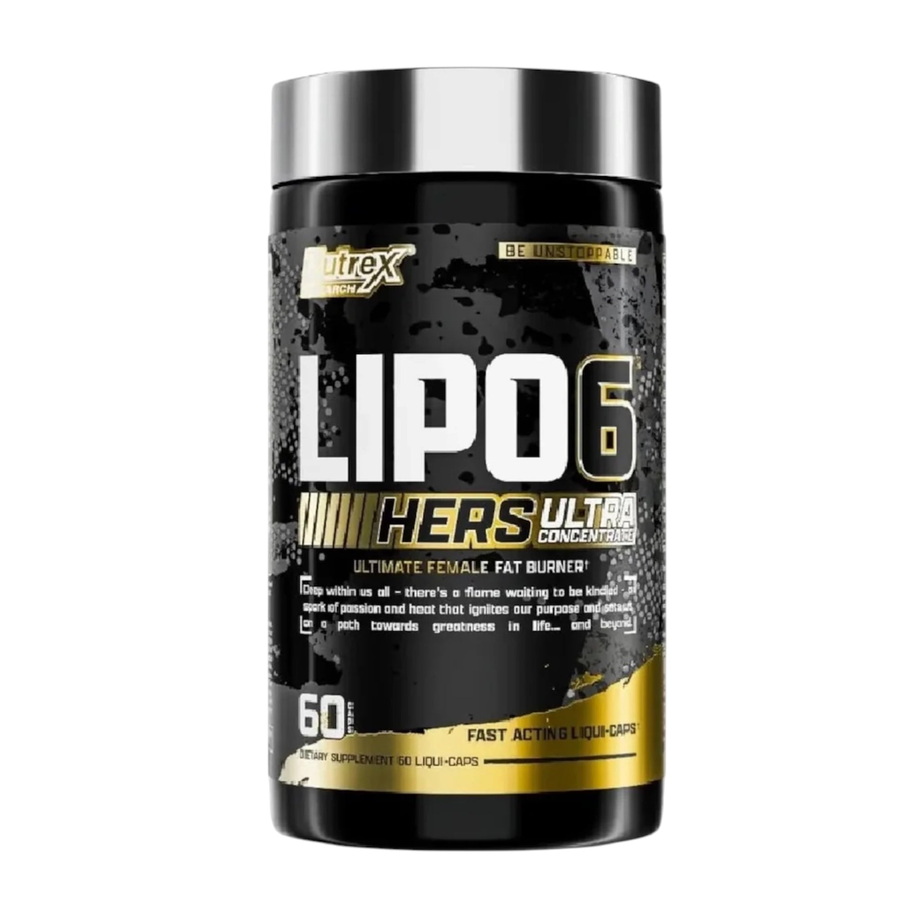 Quemador Lipo-6 Black Hers Ultra Concentrate Nutrex Research 60 Servicios (60 Liqui-Caps)