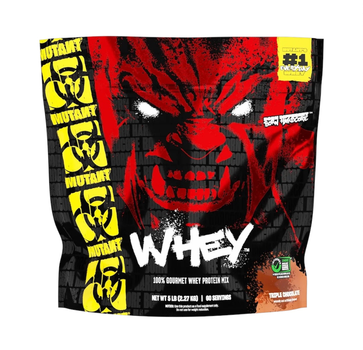 Mutant Whey 100% Gourmet Whey Protein Mix 5 Lbs (2.27 Kg)
