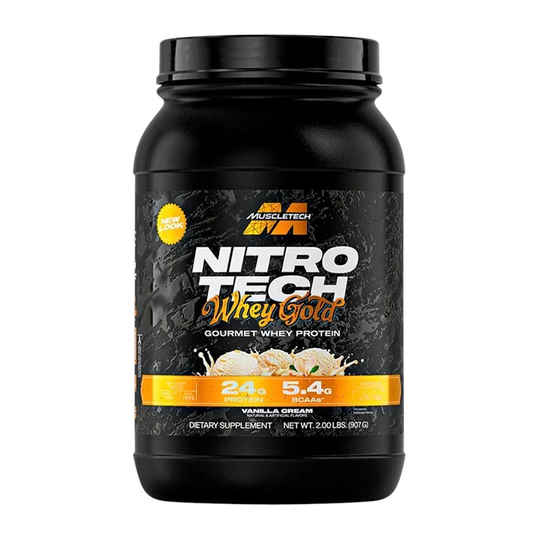 Nitro-Tech Whey Gold MuscleTech 5 Lbs 69 Servs.