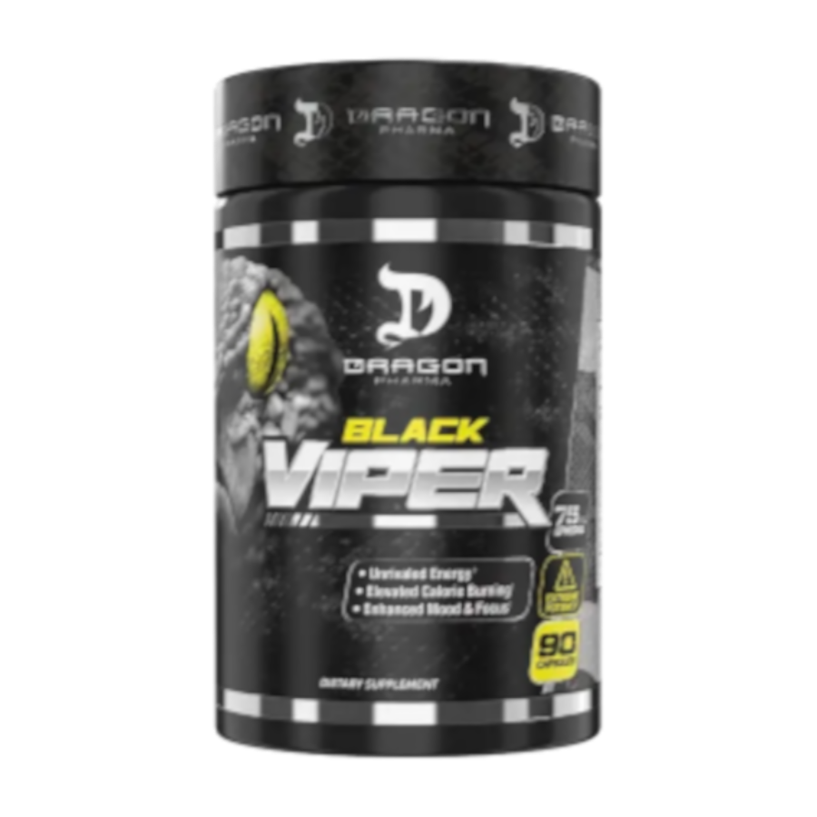 Dragon Pharma Black Viper Quemador 90 Cápsulas.