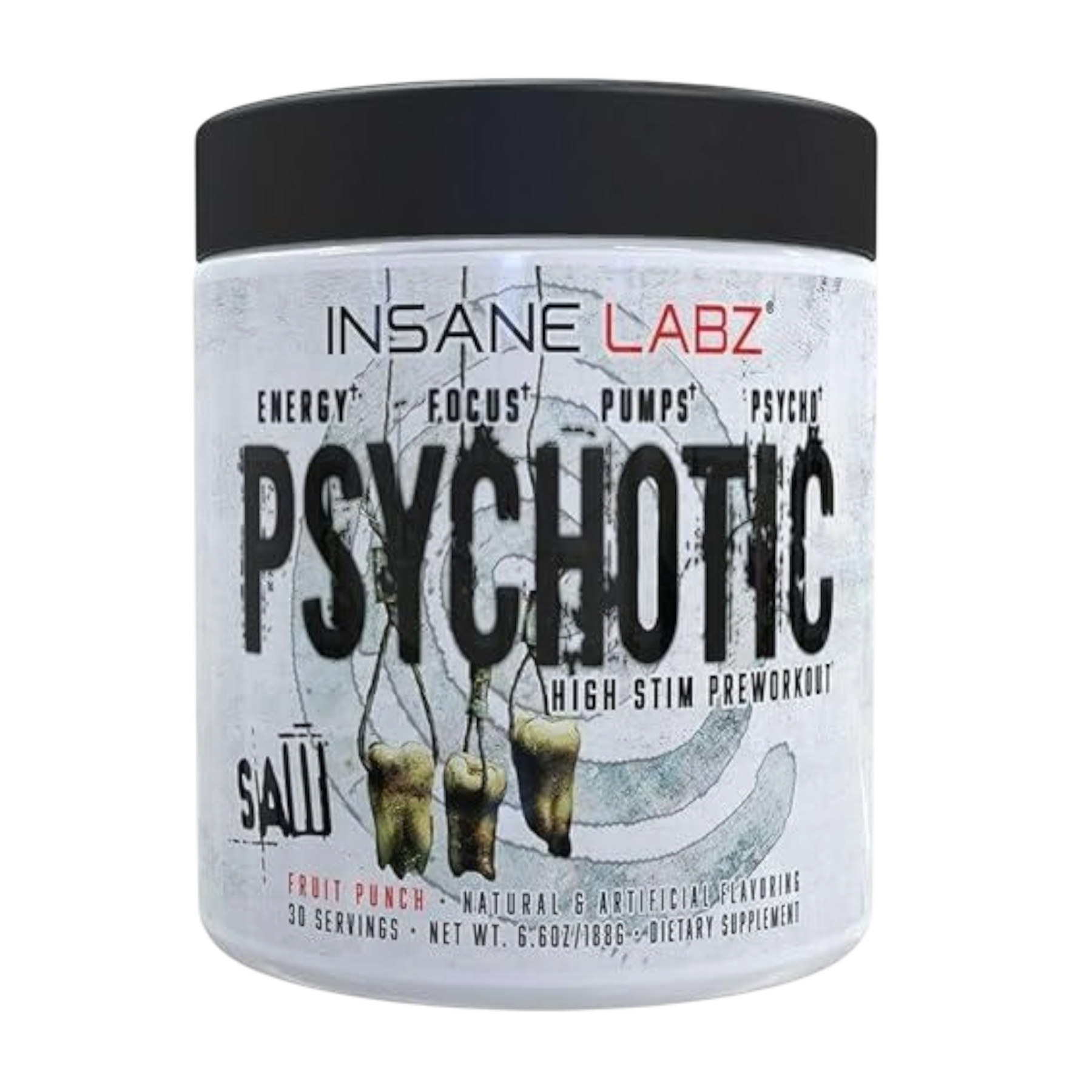 Psychotic Saw Insane Labz Pre-Workout 30 Servs.