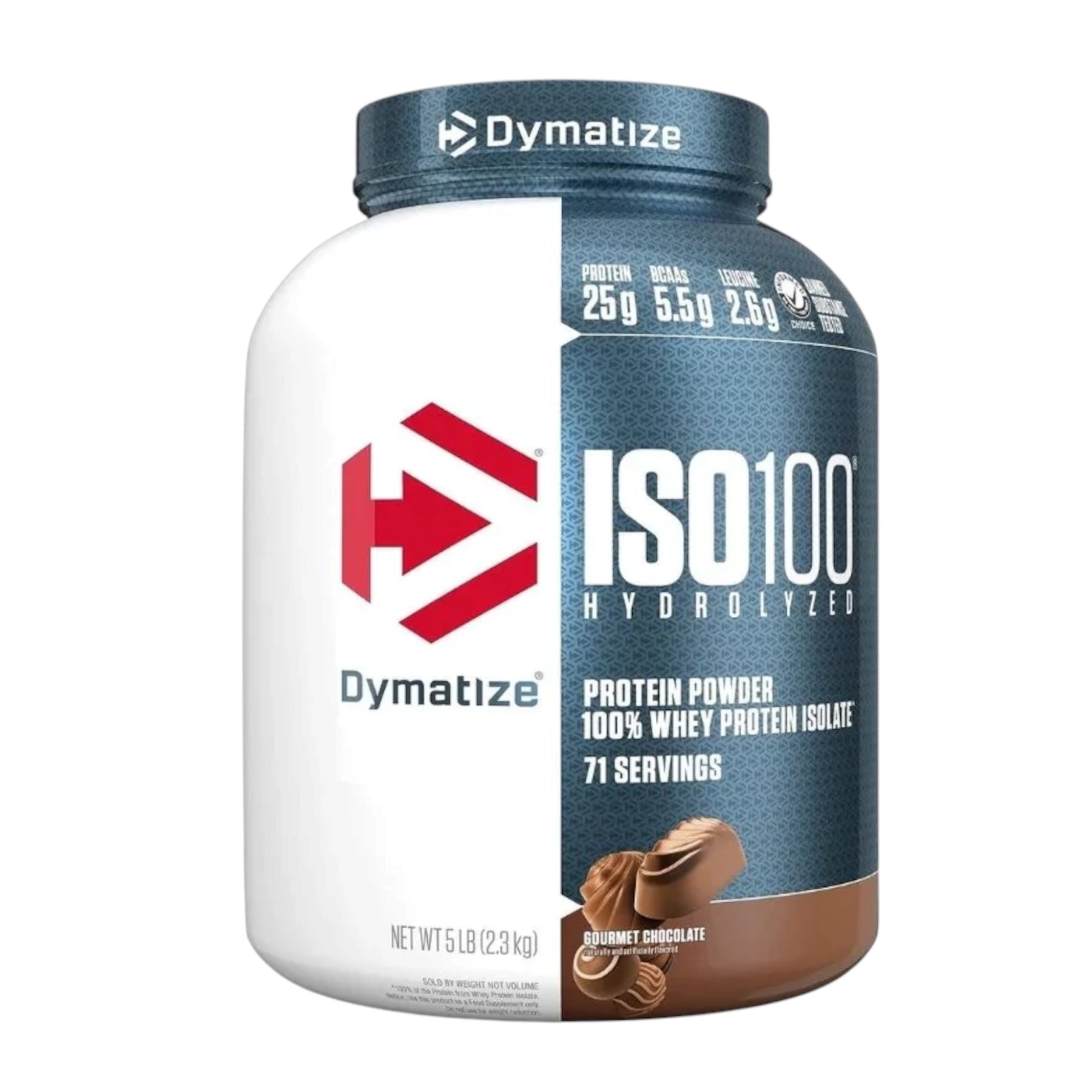 Proteína ISO100 Hydrolyzed Dymatize 71 Servicios 5 Lbs. (2.3Kgs.)