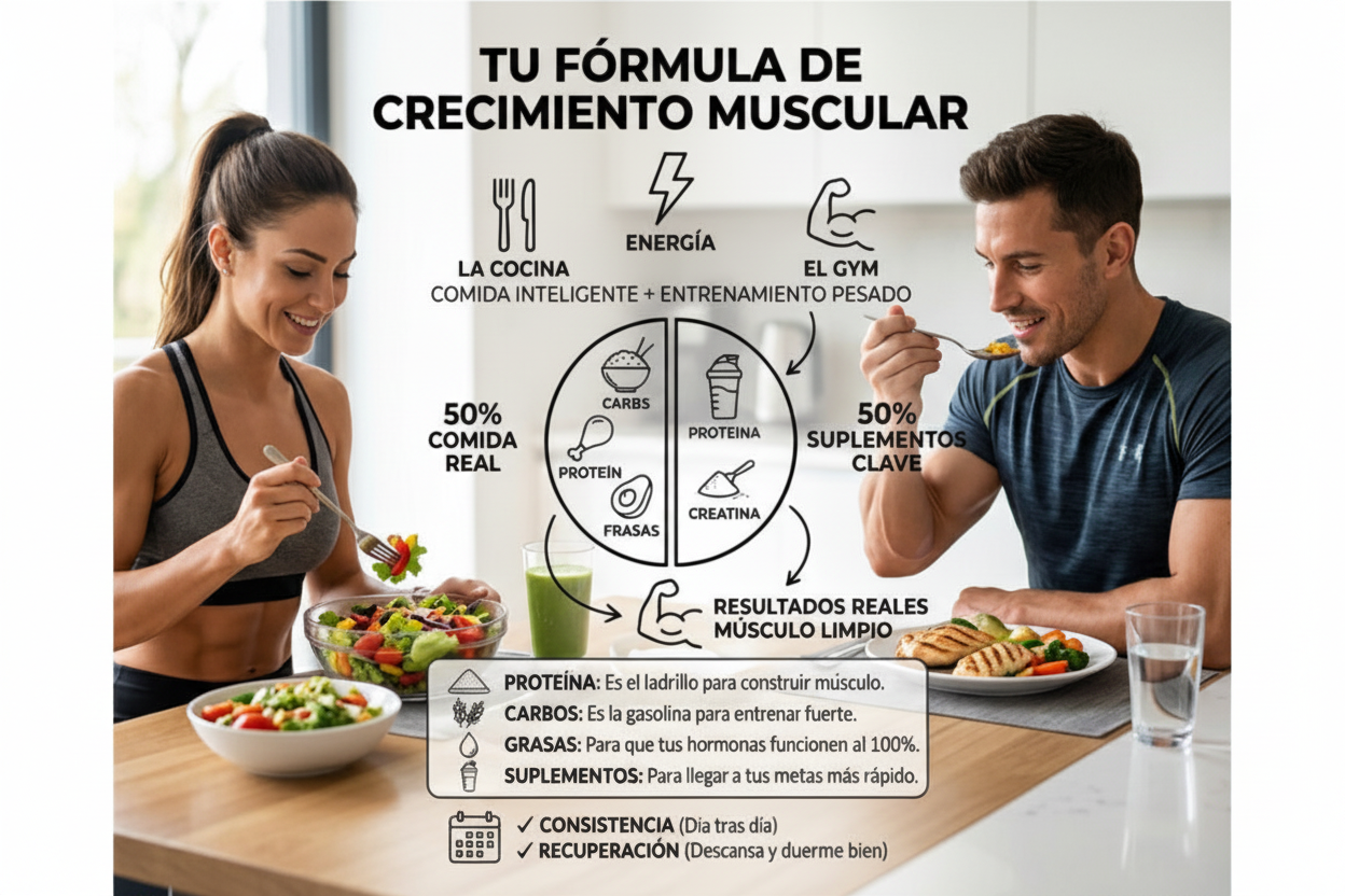 Fórmula de Crecimiento Muscular - Horizontal