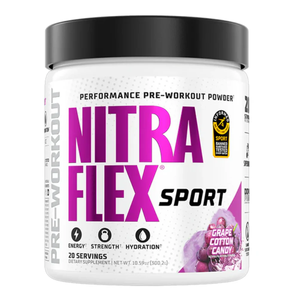 GAT Sport Nitraflex Sport Pre-Workout Grape Cotton Candy 300.2g