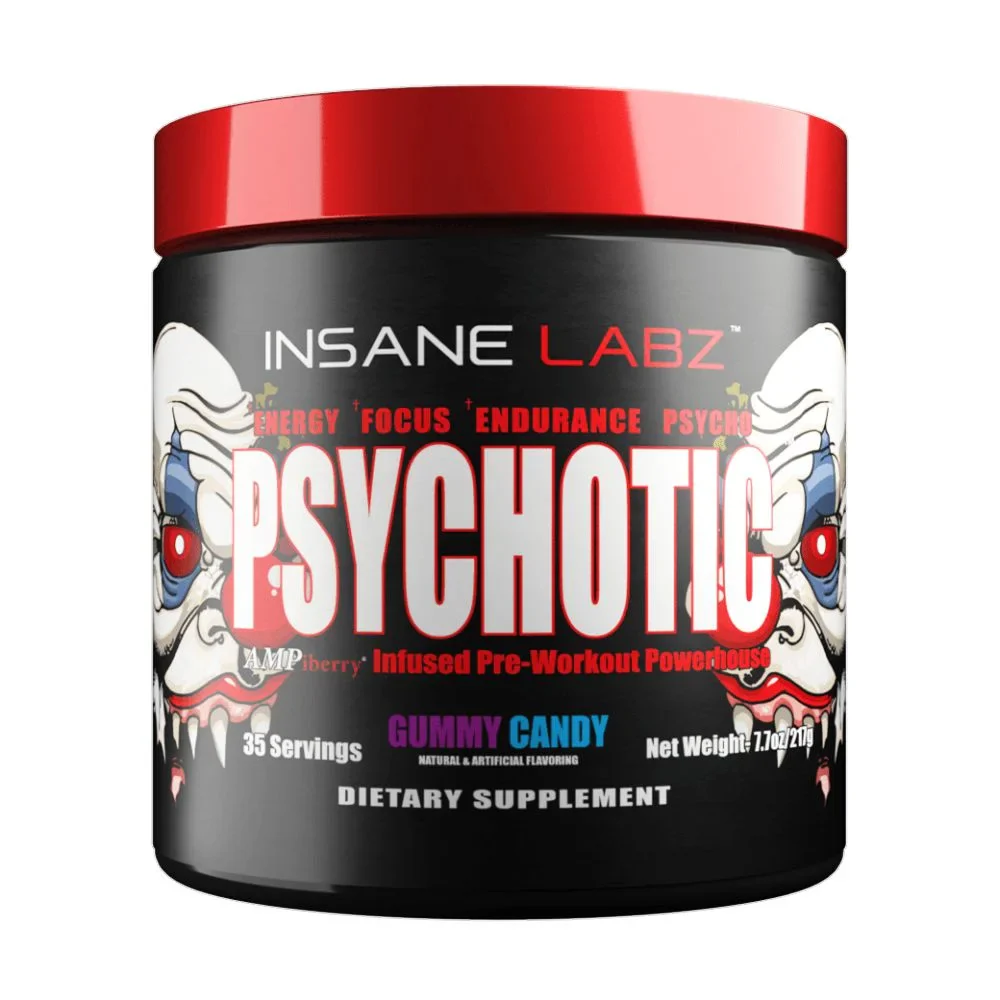 Insane Labz Psychotic Pre-Workout 217g Gummy Candy
