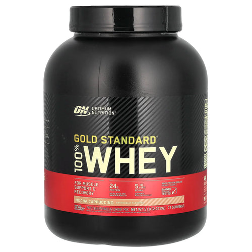 Gold Standard 100% Whey Optimum Nutrition 5 Lbs. (2.27 Kgs.)