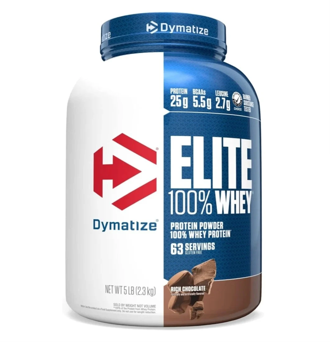 Elite 100% Whey Dymatize Protein Powder 5 Lbs. (2.3 Kgs.)