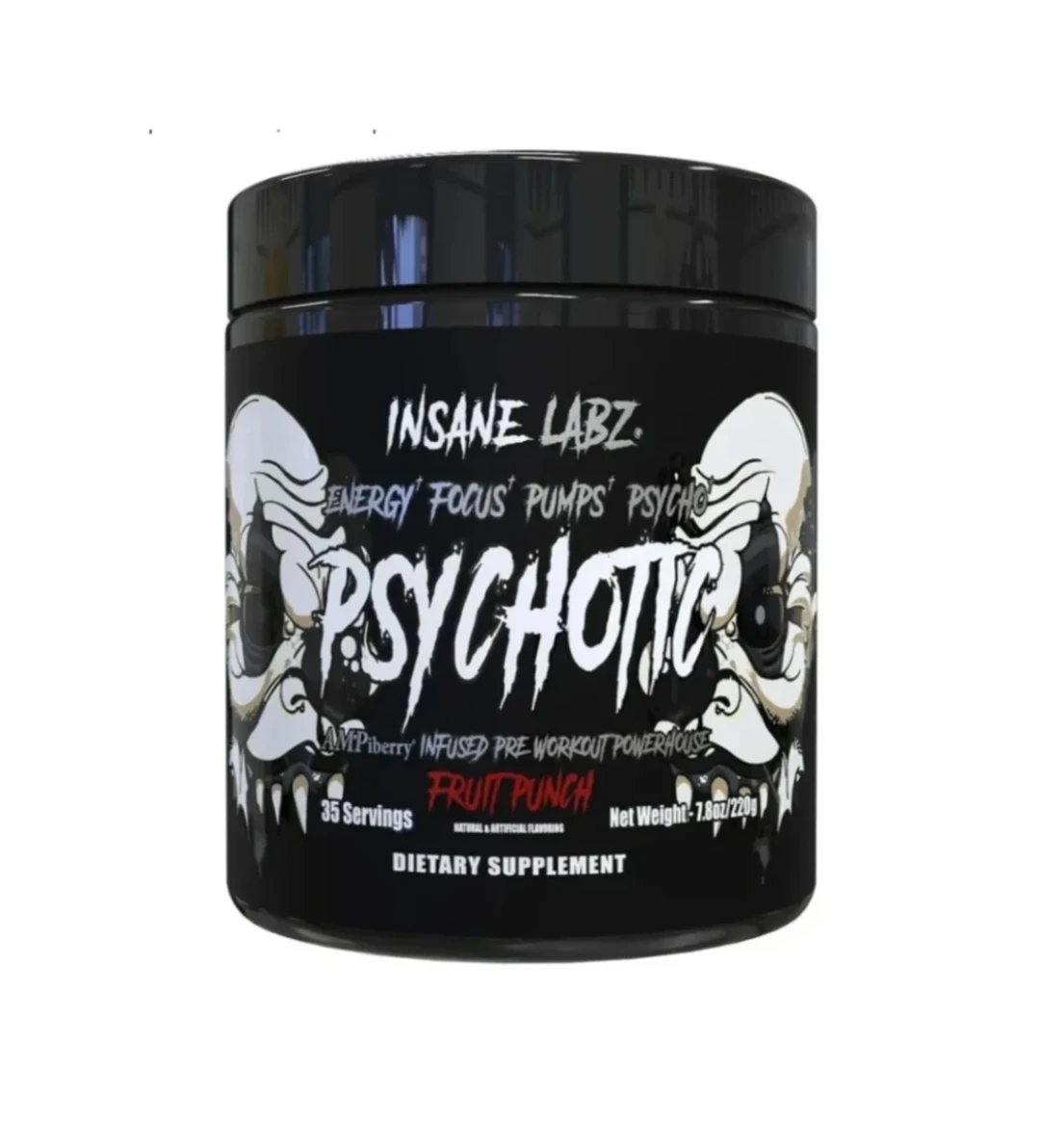 Insane Labz Psychotic Black 220g (35 Servicios)